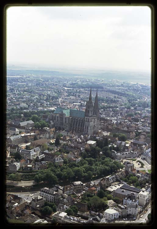 Vue aérienne de la ville