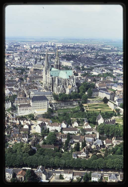 Vue aérienne de la ville