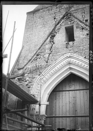 Restauration du choeur : Mur intérieur ouest