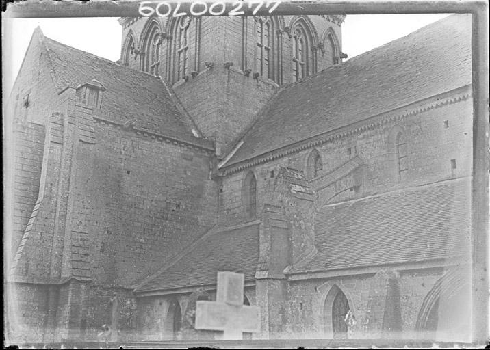 Angle de la façade nord et du transept