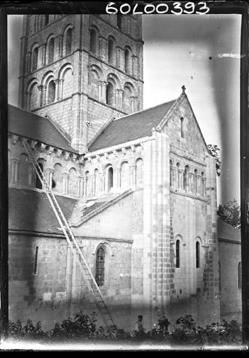 Façade sud : Transept