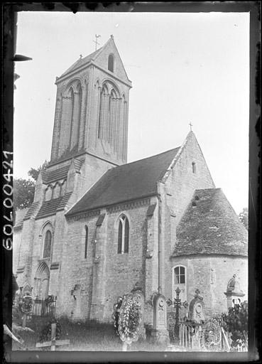 Façade sud : Abside et clocher