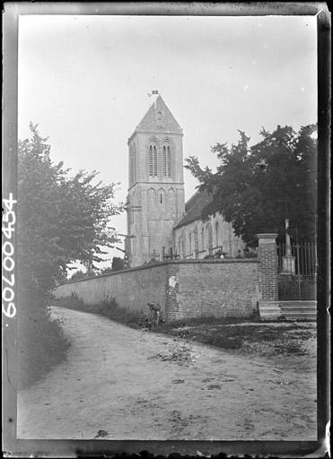 Tour clocher, côté nord-ouest : Ensemble