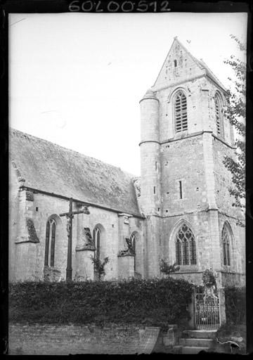 Façade nord et clocher côté nord-ouest