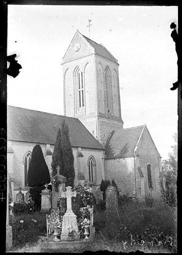 Façade nord : Transept et clocher