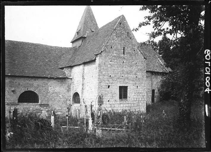 Façade sud : Transept