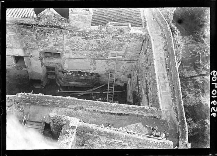 Cour intérieure : Vue aérienne