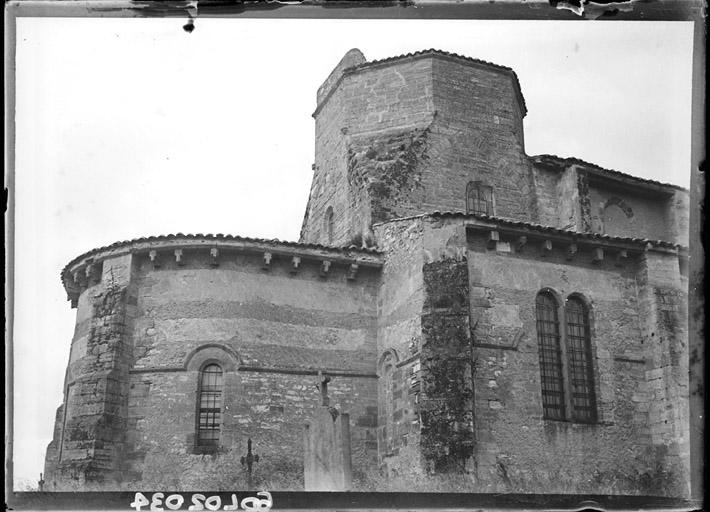 Abside et transept, côté nord