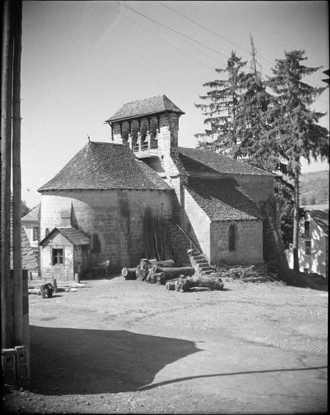 Ensemble nord-est et clocher-mur