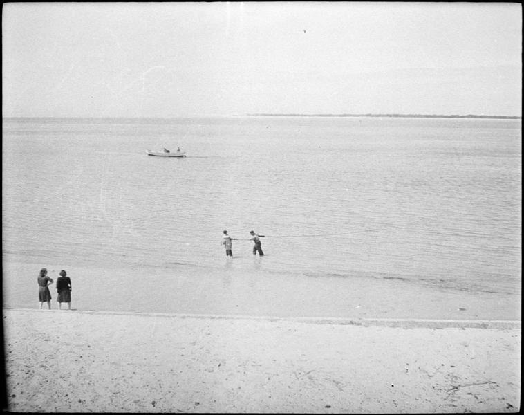 Bord de mer animé