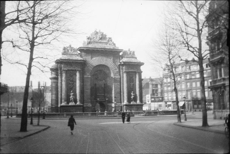 Ensemble côté sud depuis le boulevard Papin animé