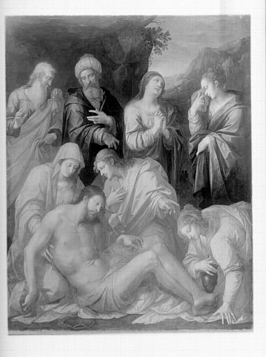 Peinture sur toile : La Déploration du Christ, état après restauration - © Ministère de la Culture (France), Médiathèque du patrimoine et de la photographie, diffusion RMN-GP