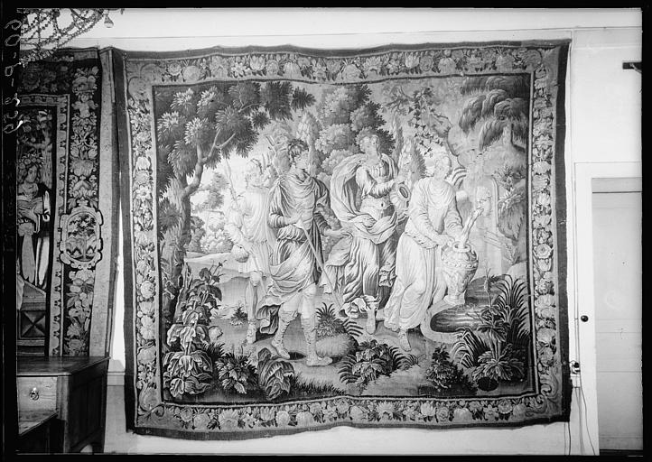 Tapisserie d'Aubusson en laine : Elieger er Rebecca - © Ministère de la Culture (France), Médiathèque du patrimoine et de la photographie, diffusion RMN-GP
