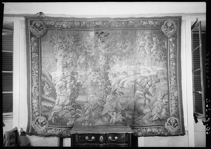 Tapisserie d'Aubusson en laine : verdure - © Ministère de la Culture (France), Médiathèque du patrimoine et de la photographie, diffusion RMN-GP