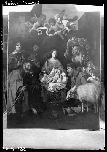 Peinture sur toile : L'Adoration des Bergers, état après restauration - © Ministère de la Culture (France), Médiathèque du patrimoine et de la photographie, diffusion RMN-GP