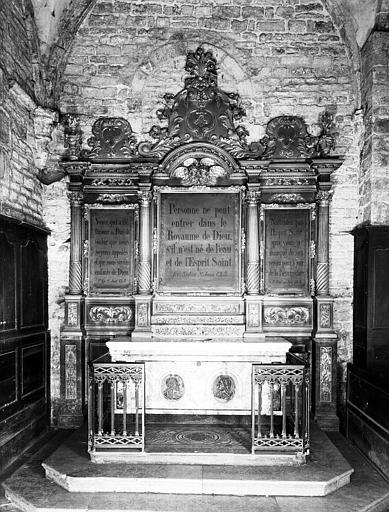 Retable de la chapelle des fonts baptismaux