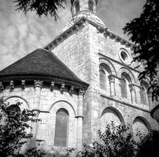 Abside et façade latérale sud du choeur