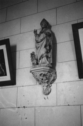 statue (demi-nature) : saint Nicolas, bois - © Ministère de la Culture (France), Médiathèque du patrimoine et de la photographie (objets mobiliers), tous droits réservés
