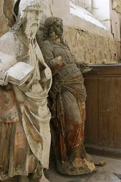 statue : saint Jean l'Evangéliste, vue générale