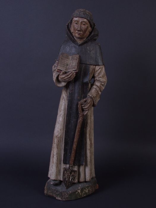 statue : Saint Fiacre, vue générale