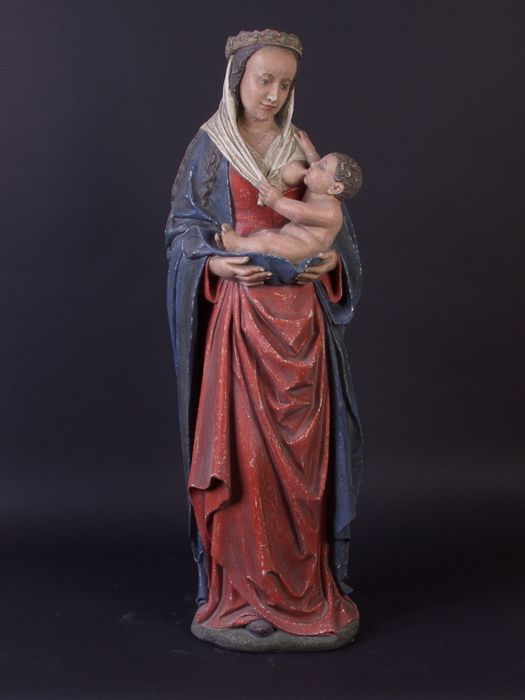 statue : Vierge à l'Enfant, vue générale