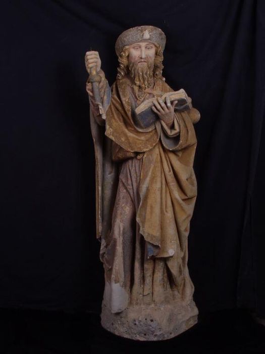 statue : Saint Jacques, vue générale