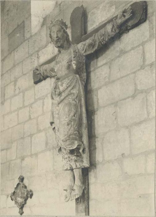 statue (figure colossale) : Sainte Wilgeforte