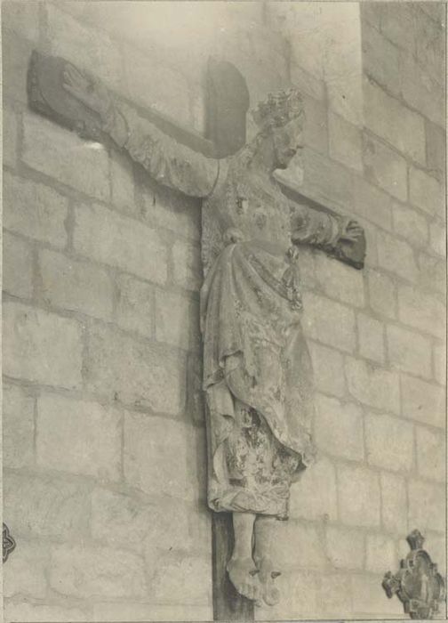 statue (figure colossale) : Sainte Wilgeforte