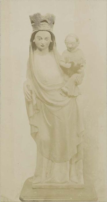 statue (petite nature) : Vierge à l'Enfant