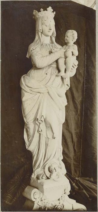 statue (petite nature) : Vierge à l'Enfant
