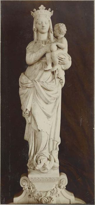 statue (petite nature) : Vierge à l'Enfant