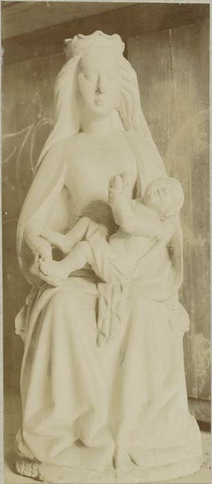 statue (demi-nature) : Vierge à l'Enfant