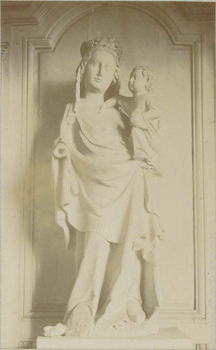 statue (petite nature) : Vierge à l'Enfant