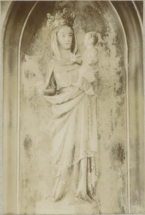 statue (petite nature) : Vierge à l'Enfant
