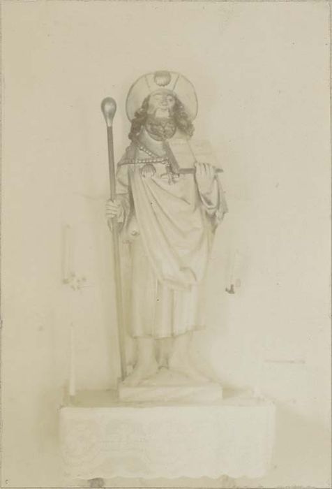 statue (petite nature) : Saint Jacques le Majeur