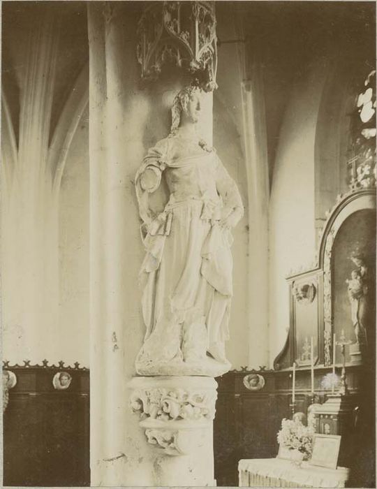 statue (grandeur nature) : Saint Roch