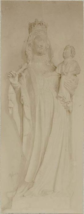 statue : Vierge à l'Enfant