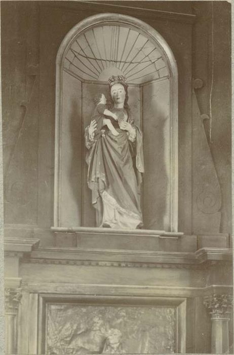 statue (petite nature) : Vierge à l'Enfant