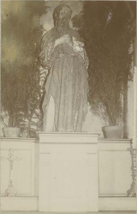 statue (grandeur nature) : Saint Jean-Baptiste