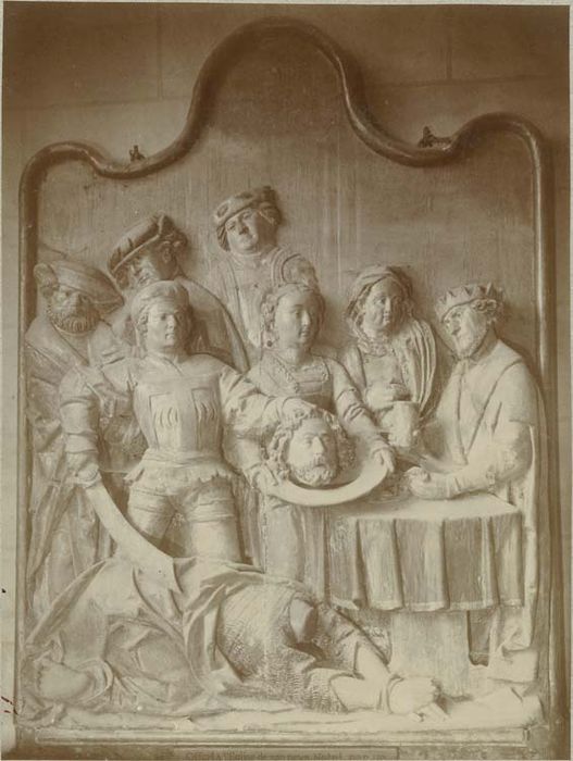 demi-relief : Décollation de saint Jean-Baptiste