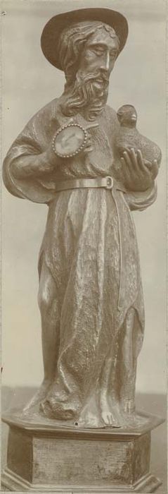 statuette-reliquaire : Saint Jean-Baptiste