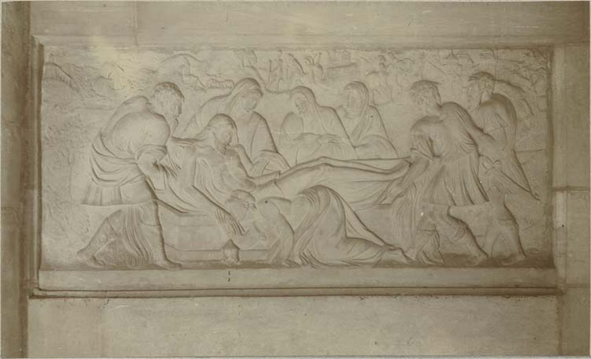 bas-relief : Mise au tombeau