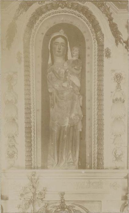 statue (petite nature) : Vierge à l'Enfant