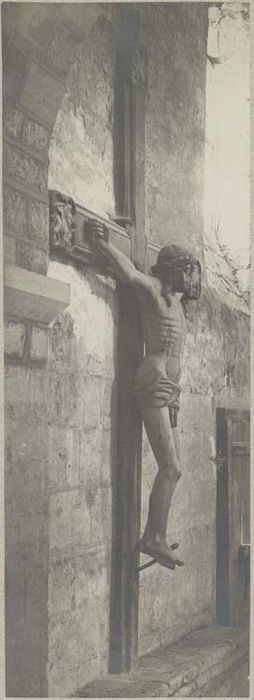 statue : Christ en croix (poutre de gloire)