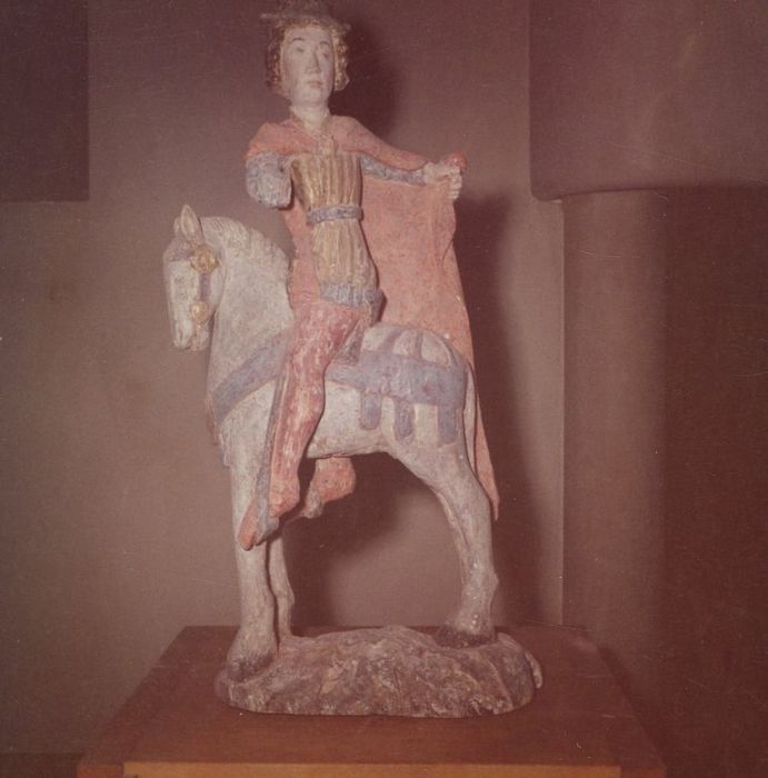 groupe sculpté : Charité de saint Martin