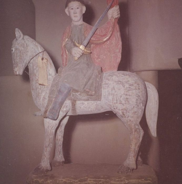 groupe sculpté : Charité de saint Martin