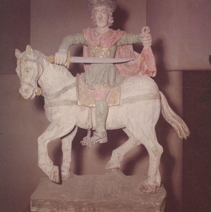 groupe sculpté : Charité de saint Martin