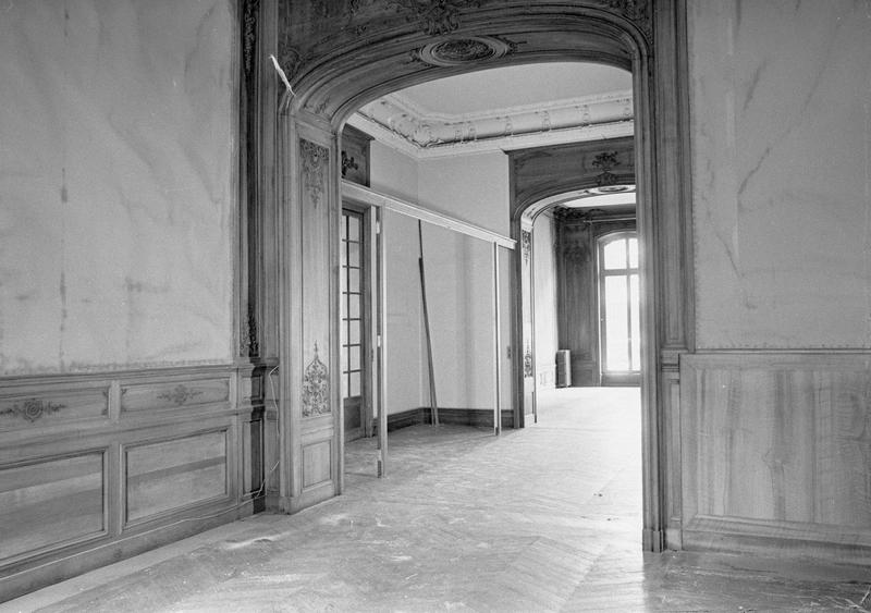 Intérieur : pièces en enfilade