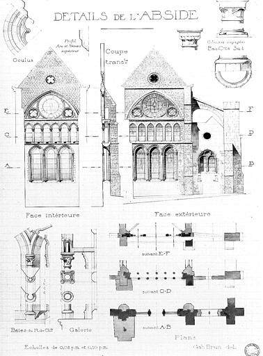 Abside, détails