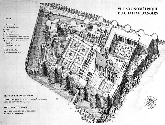 Plan, vue axonométrique